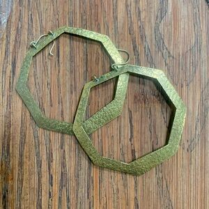 Noonday hexagon hoops